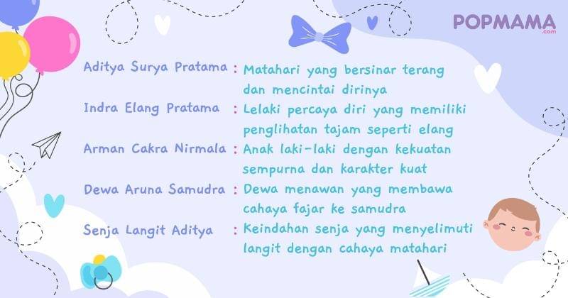 Nama bayi laki-laki dari lagu Just The Way You Are - Popmama.com/Aristika Medinasari